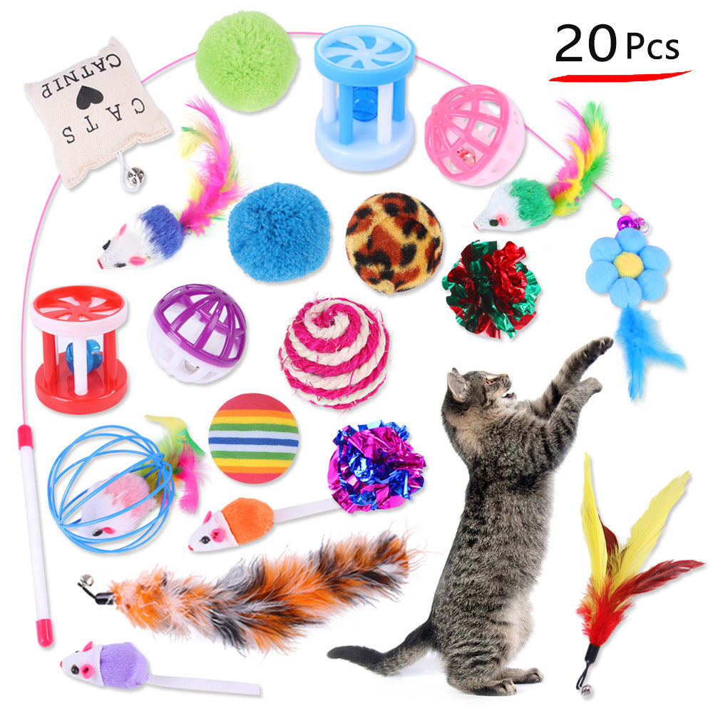 Feline Fun Sticks & Mice Toy Set