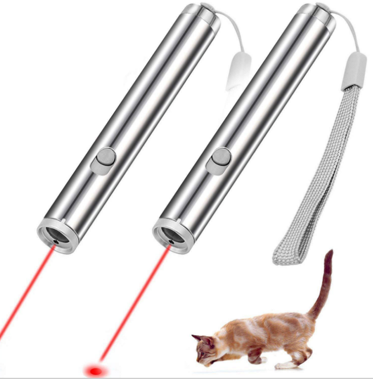 USB Rechargeable 3-in-1 Laser Cat Toy Wand