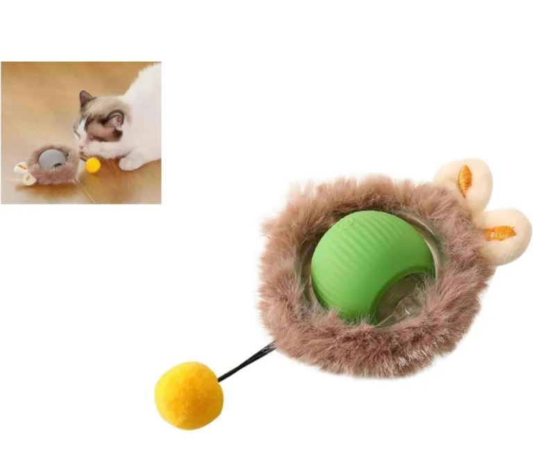 fun felines SmartRotating Pet PlayBall